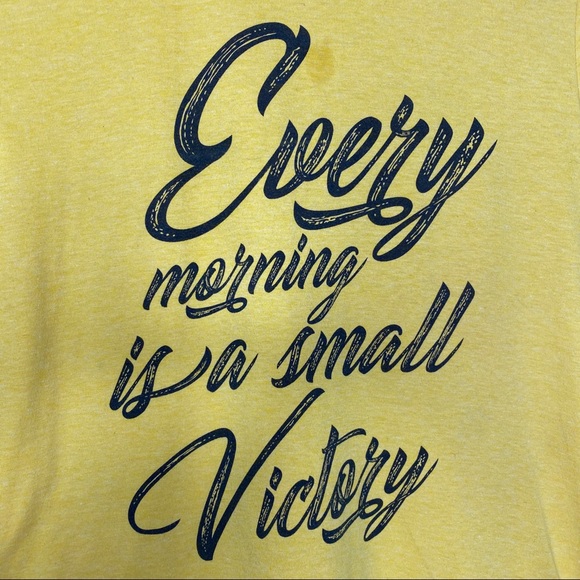 Every Morning is a Small Victory Short Sleeve Tee - Picture 4 of 6